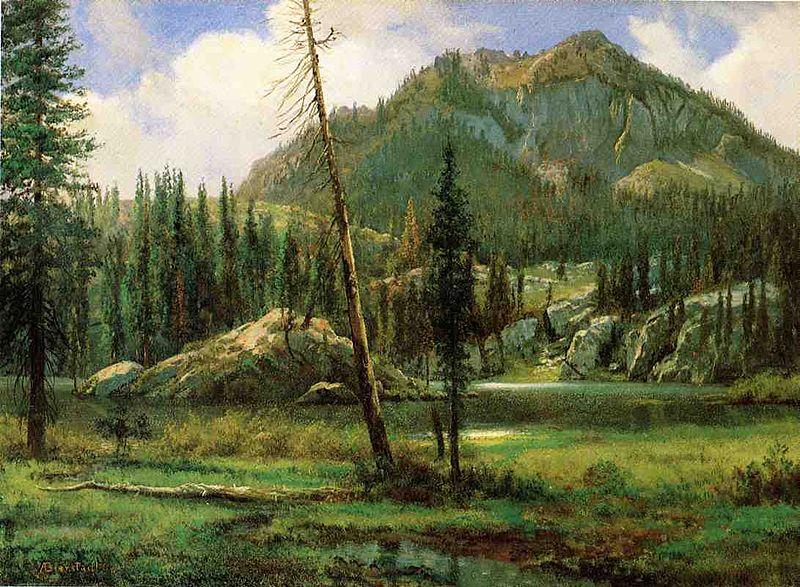 Albert Bierstadt Sierra_Nevada_Mountains